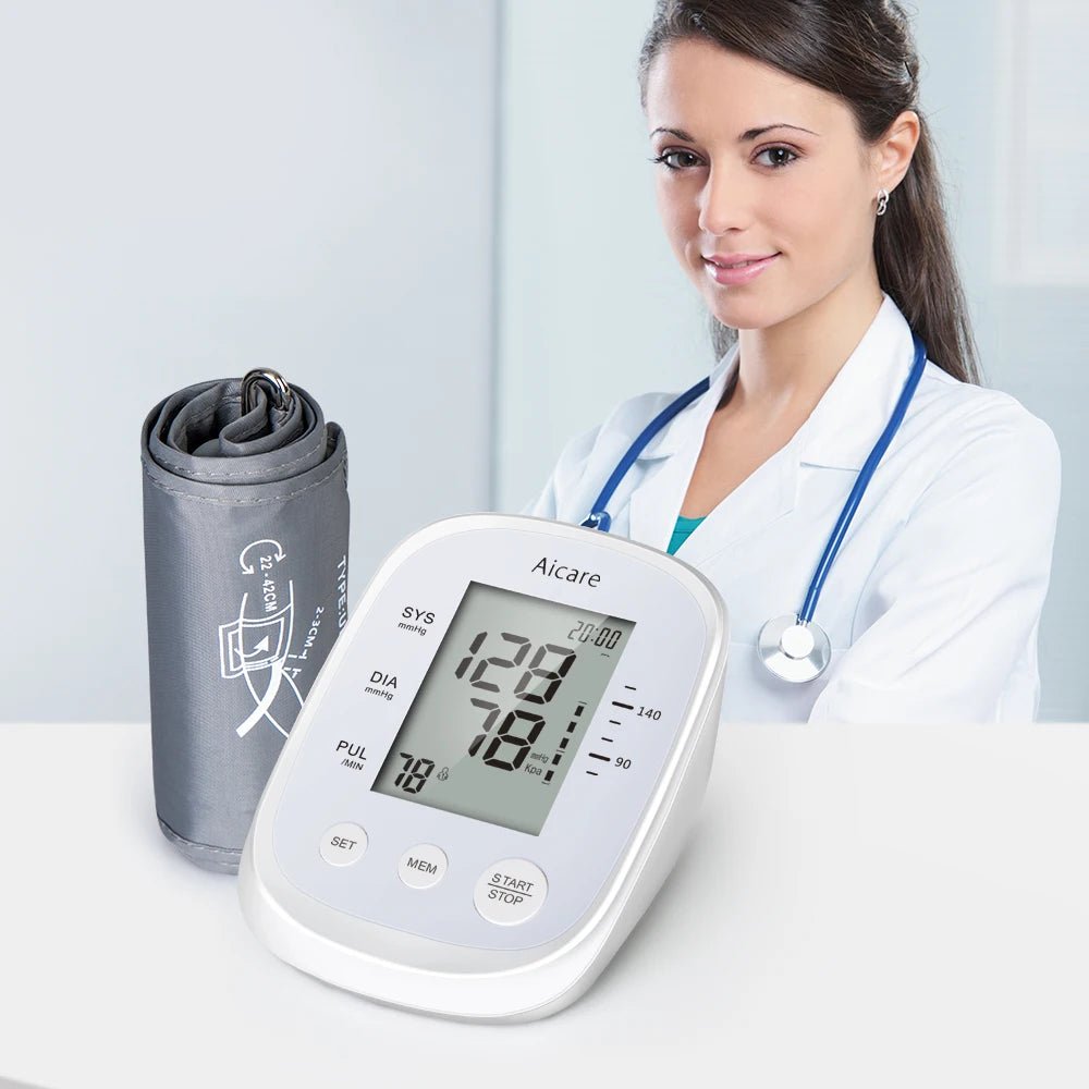 Digital Upper Arm Blood Pressure Monitor Tonometer (ISO and EC certified) - Fingerpulsepro