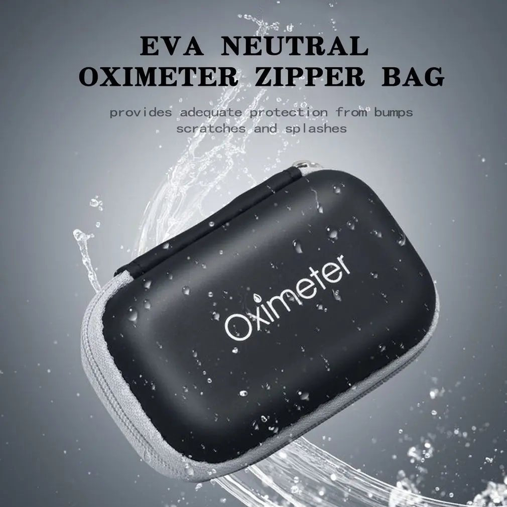 Finger Pulse Oximeter Case with Secure Zipper Storage - Fingerpulsepro