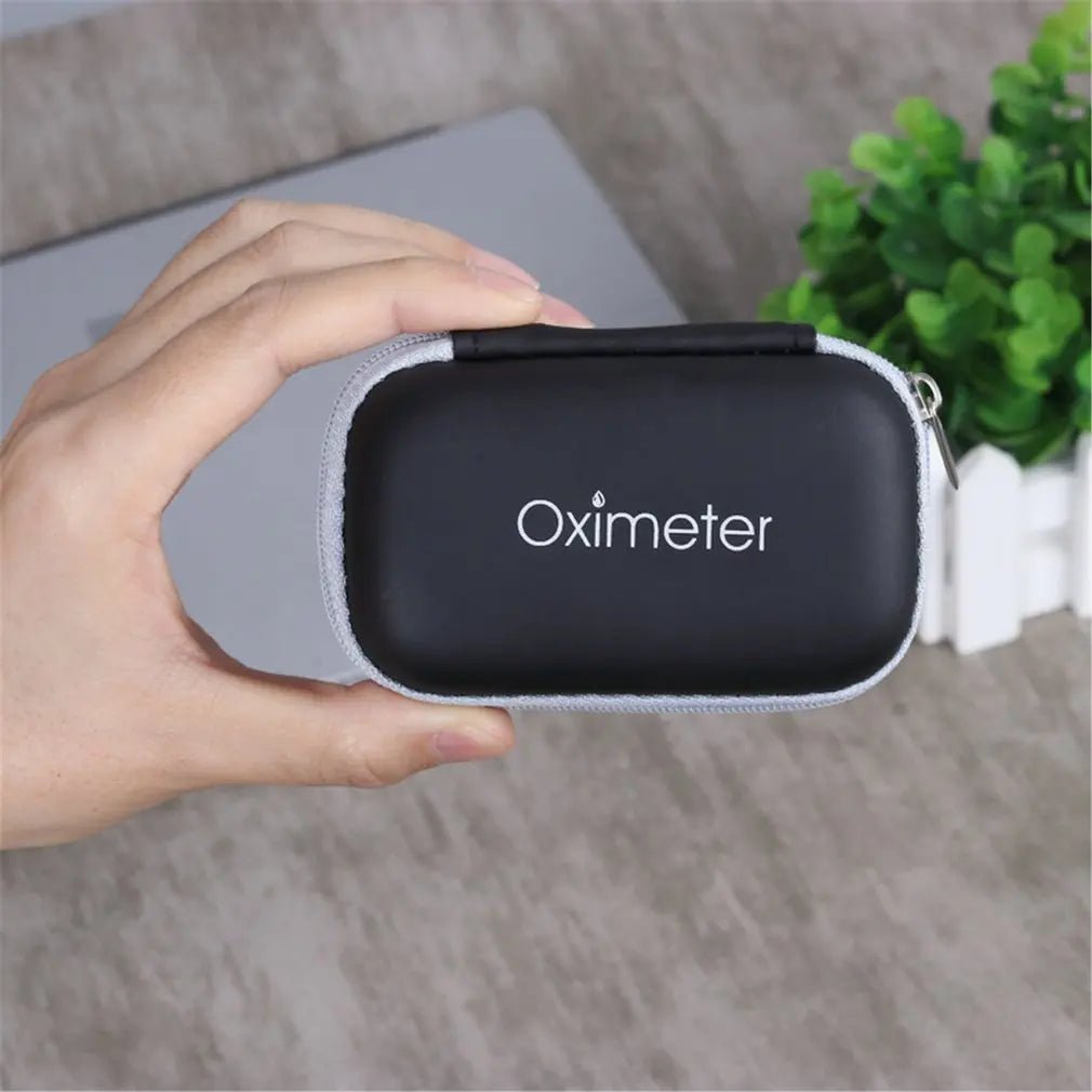 Finger Pulse Oximeter Case with Secure Zipper Storage - Fingerpulsepro