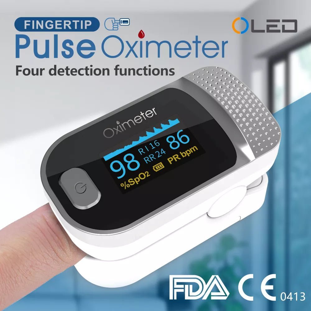 PulseGuard Pro 4 in 1: respiratory frequency - oxygen saturation - pulse rate - perfusion index accuracy of home pulse oximeter UAE - Fingerpulsepro