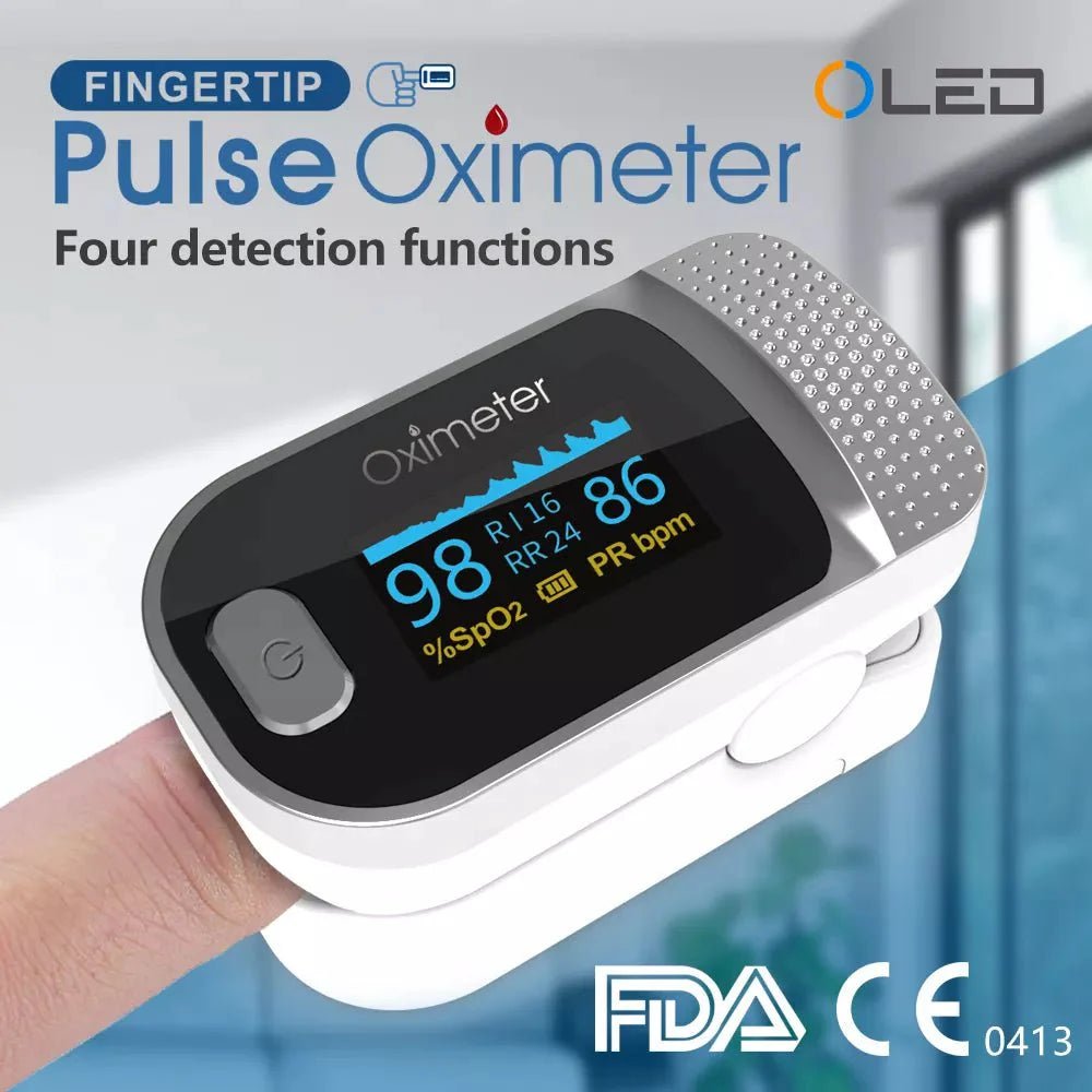 Load video: Accurate respiratory level measurement at home - best finger pulse oximeter to use at home